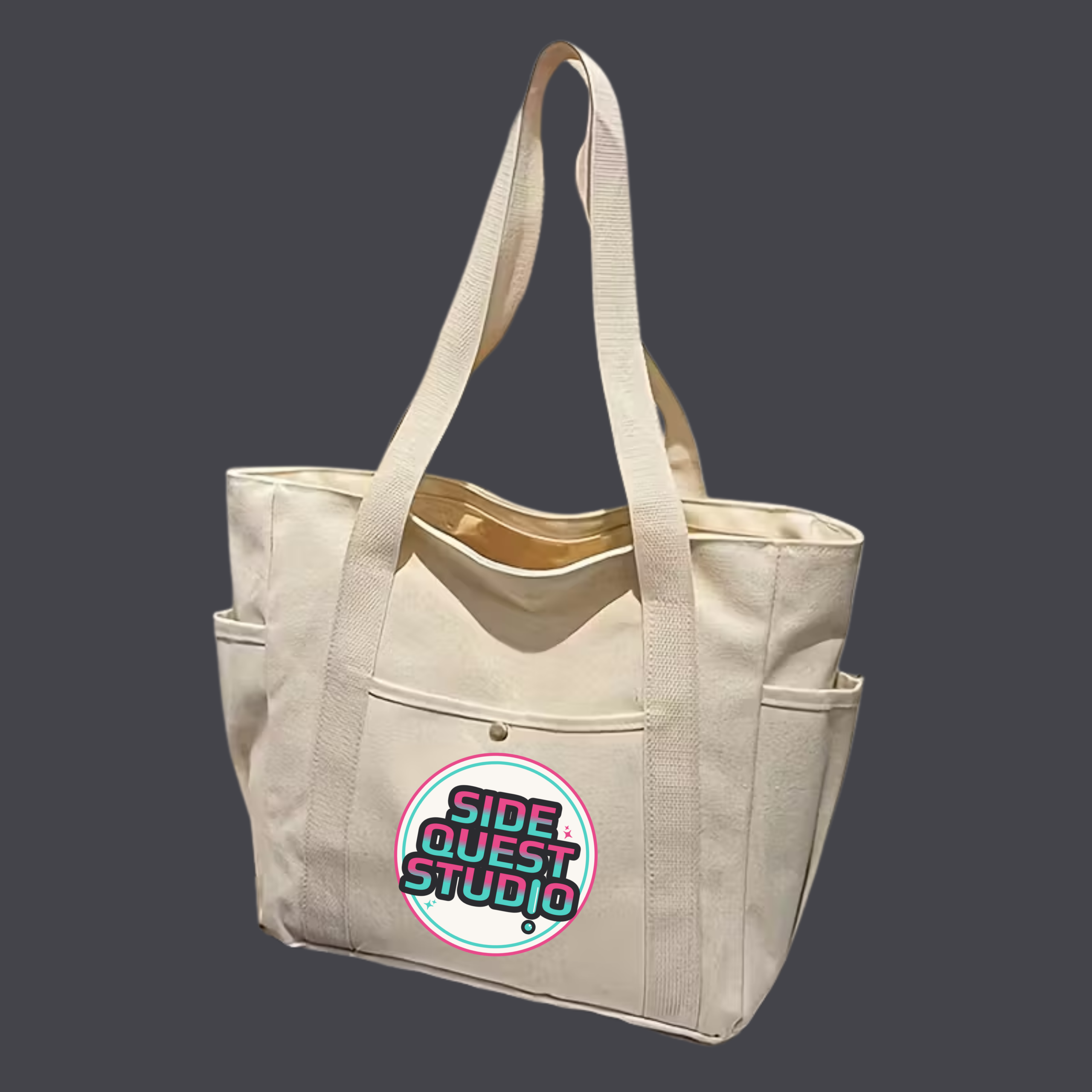 Grote canvas tas - Afbeelding 2