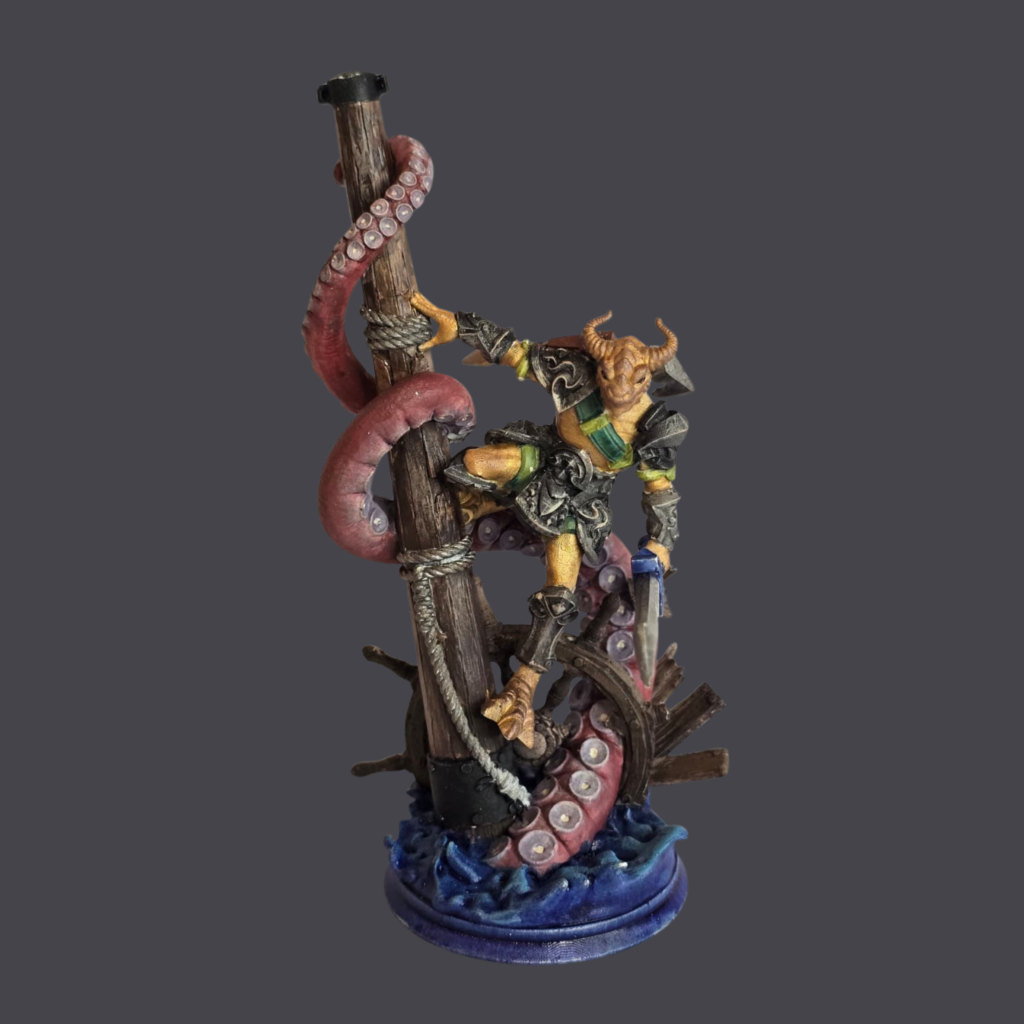3D geprinte en/of handgeschilderde miniatuur